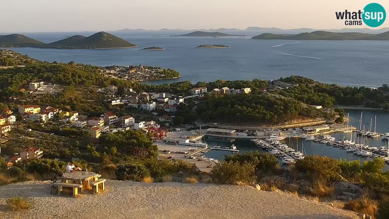 Spletna kamera Pakoštane – Drage – Kornati – Vransko Jezero
