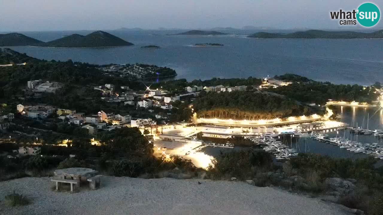Spletna kamera Pakoštane – Drage – Kornati – Vransko Jezero