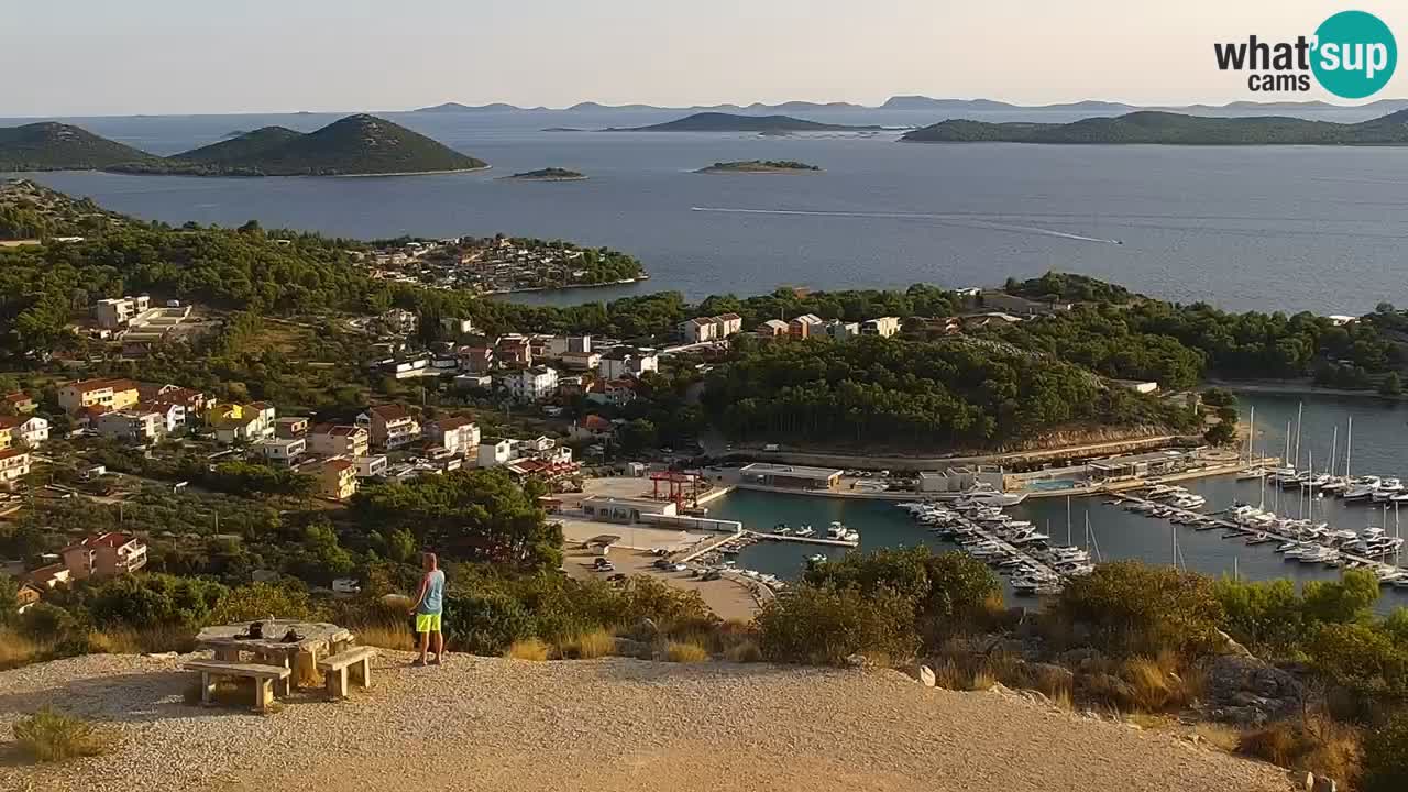 Spletna kamera Pakoštane – Drage – Kornati – Vransko Jezero