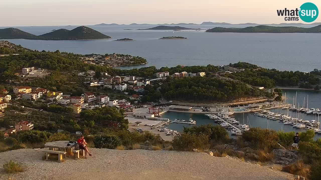 Spletna kamera Pakoštane – Drage – Kornati – Vransko Jezero