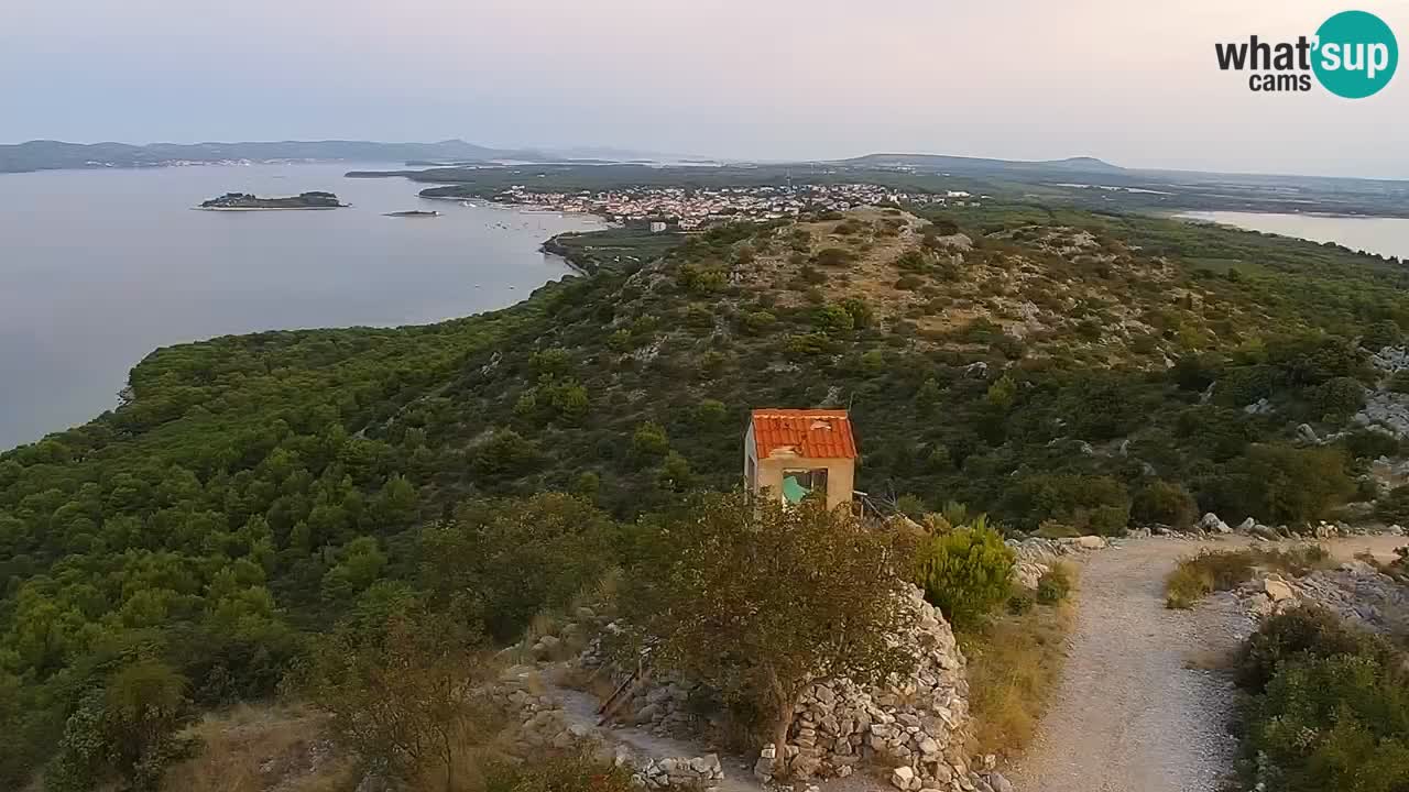 Spletna kamera Pakoštane – Drage – Kornati – Vransko Jezero