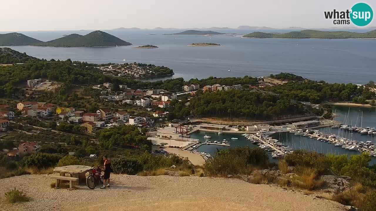Spletna kamera Pakoštane – Drage – Kornati – Vransko Jezero