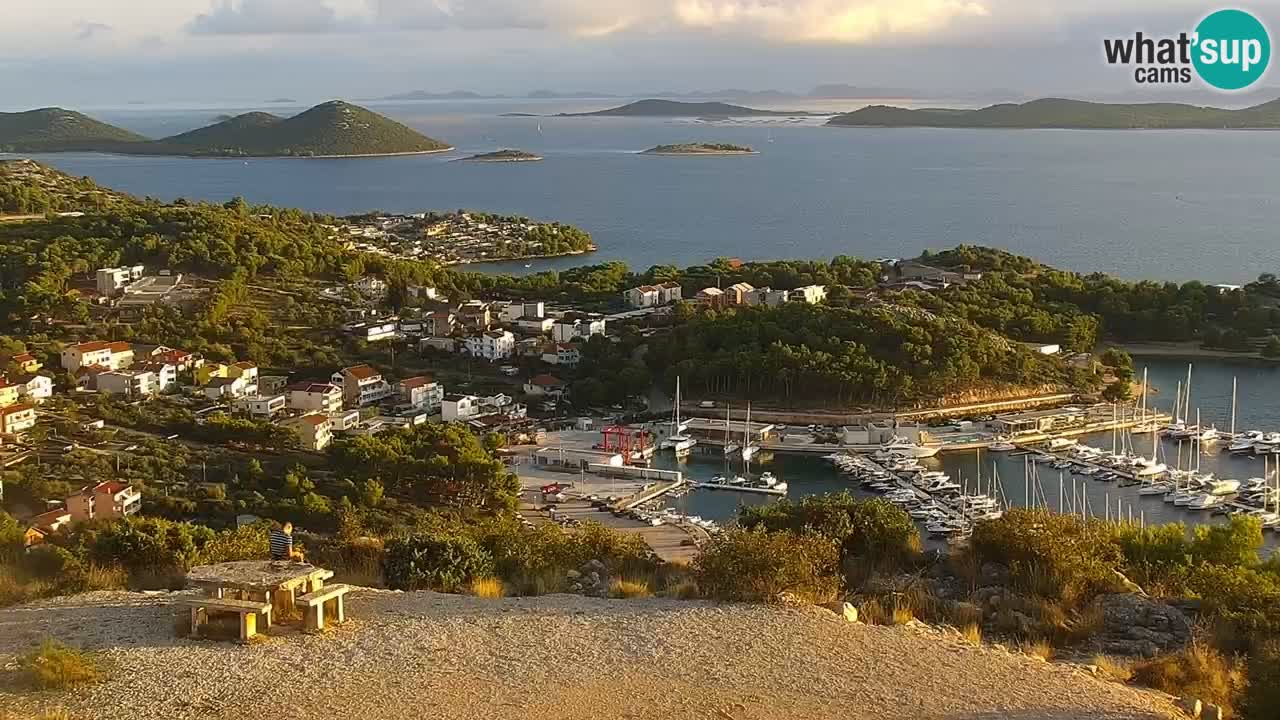 Spletna kamera Pakoštane – Drage – Kornati – Vransko Jezero