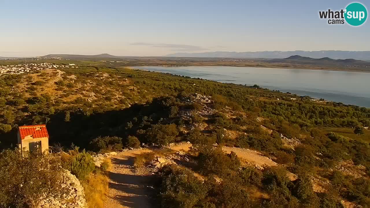 Spletna kamera Pakoštane – Drage – Kornati – Vransko Jezero