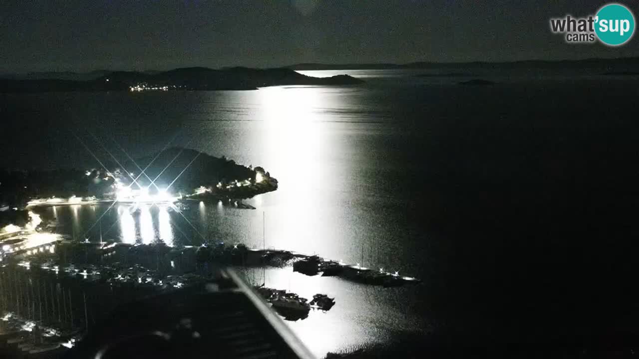 Spletna kamera Pakoštane – Drage – Kornati – Vransko Jezero