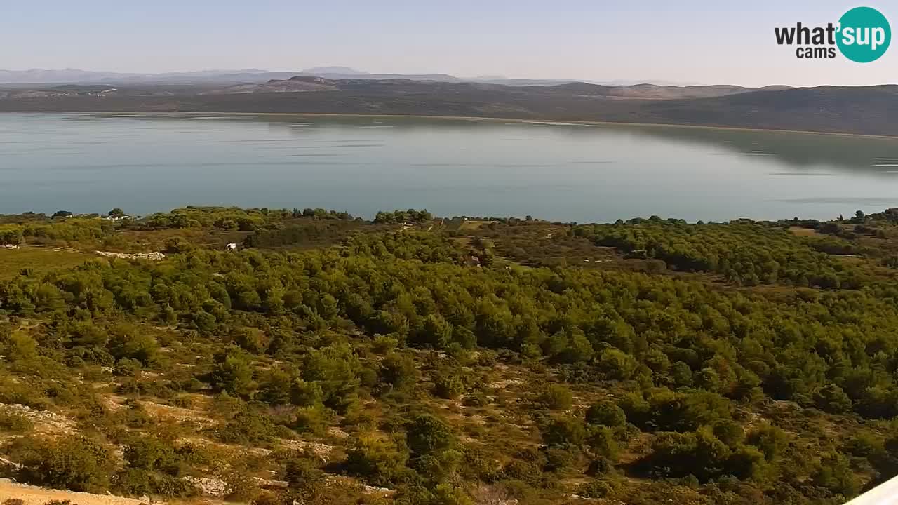 Spletna kamera Pakoštane – Drage – Kornati – Vransko Jezero