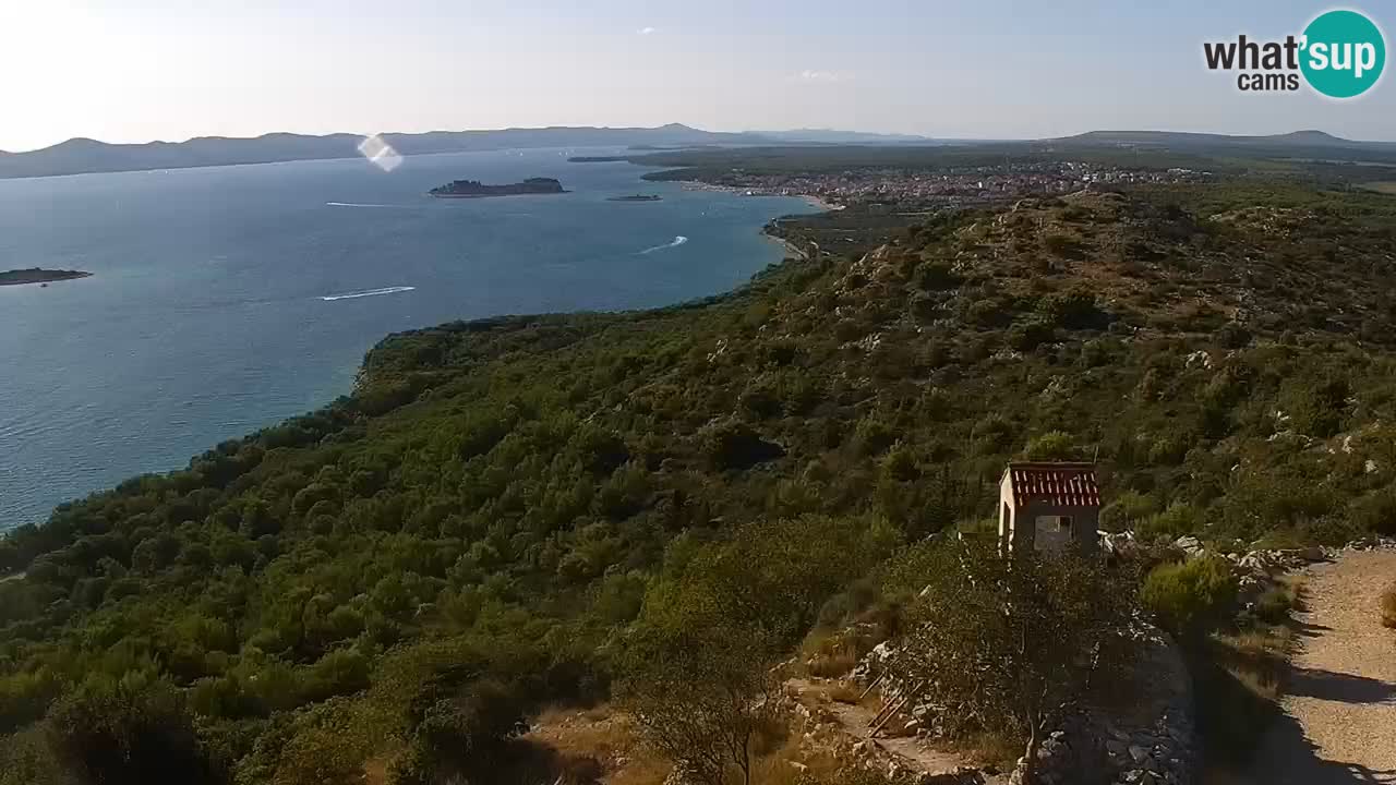 Spletna kamera Pakoštane – Drage – Kornati – Vransko Jezero