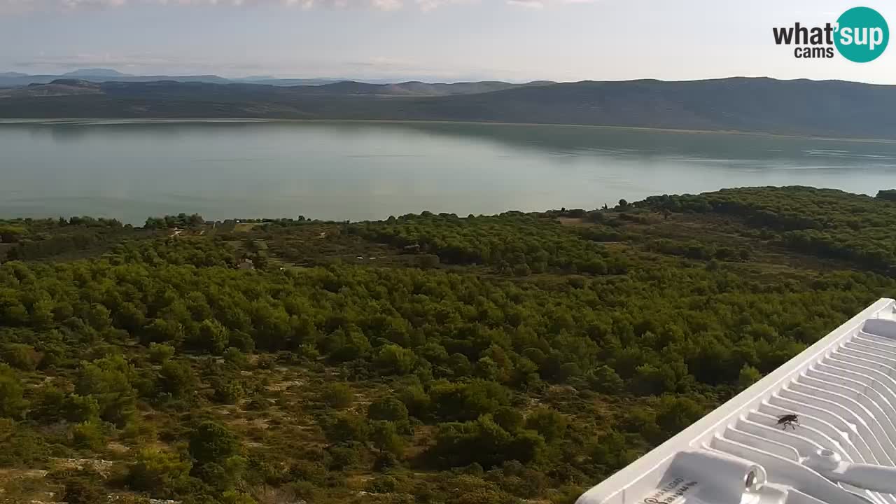 Spletna kamera Pakoštane – Drage – Kornati – Vransko Jezero