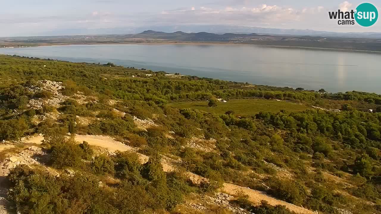 Spletna kamera Pakoštane – Drage – Kornati – Vransko Jezero