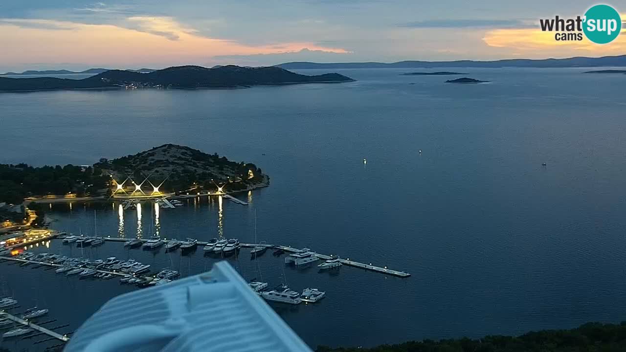 Spletna kamera Pakoštane – Drage – Kornati – Vransko Jezero