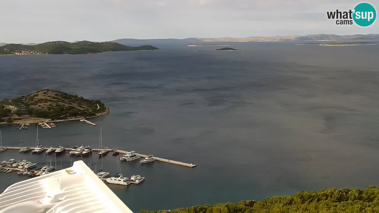 Spletna kamera Pakoštane – Drage – Kornati – Vransko Jezero