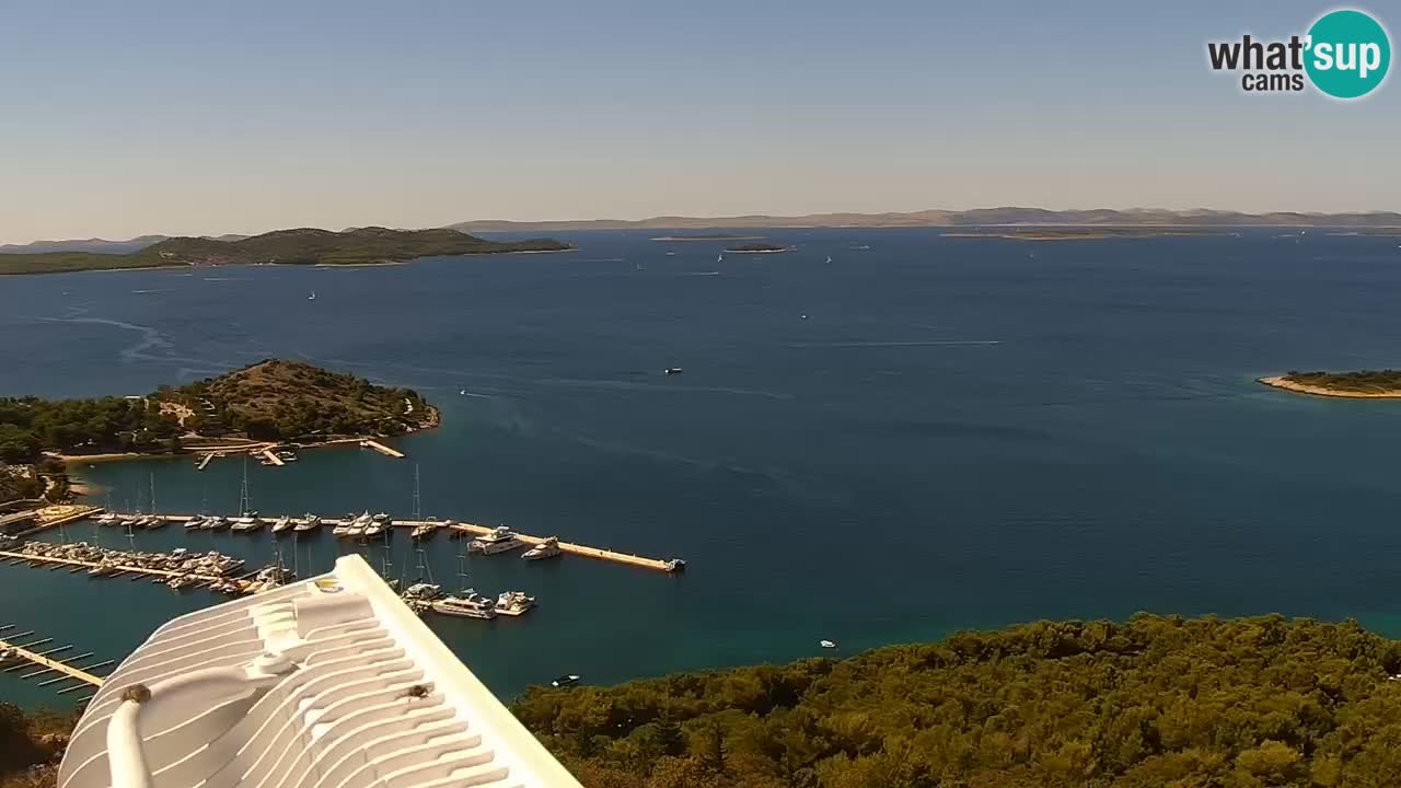 Spletna kamera Pakoštane – Drage – Kornati – Vransko Jezero