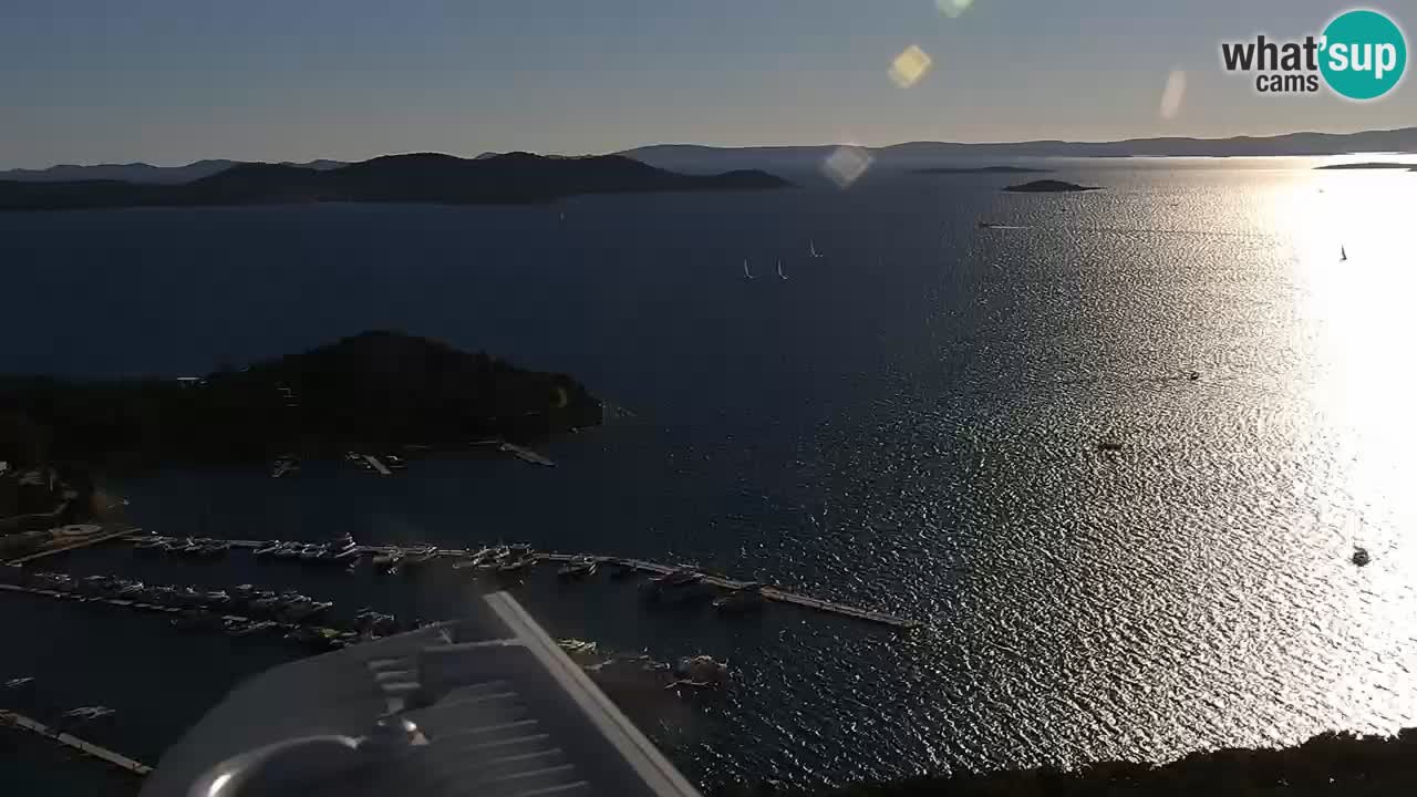 Spletna kamera Pakoštane – Drage – Kornati – Vransko Jezero