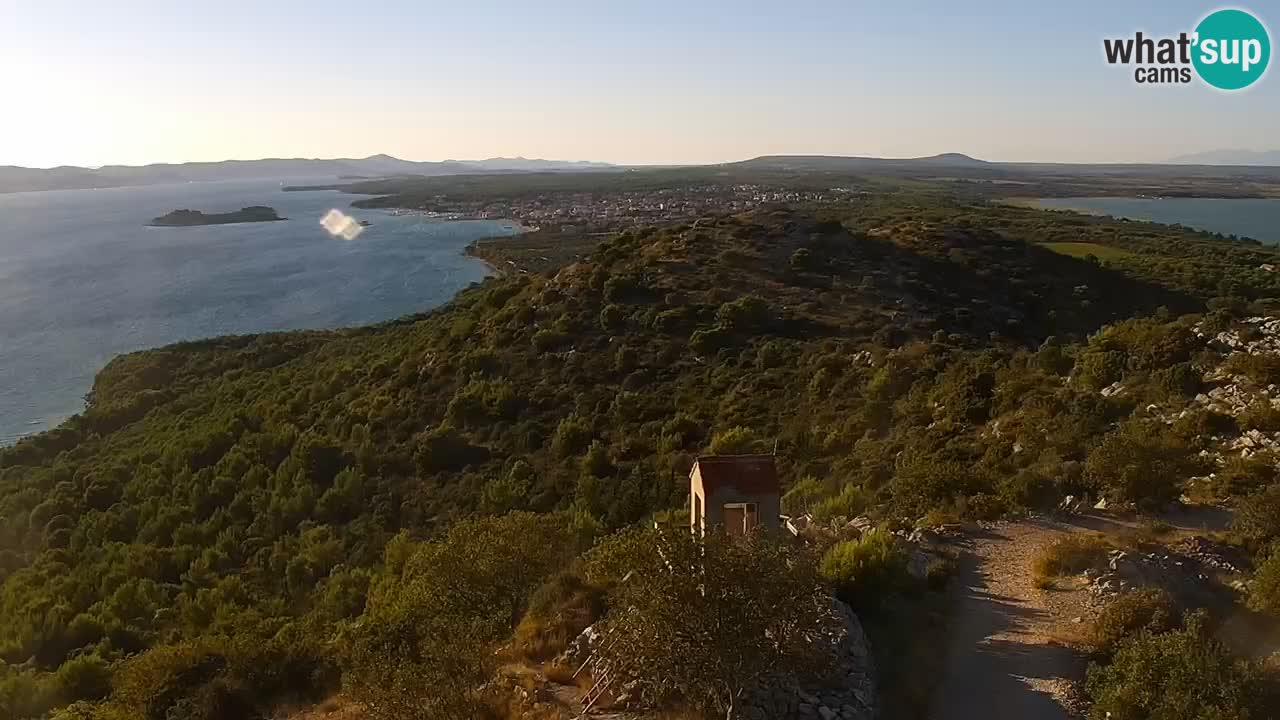 Spletna kamera Pakoštane – Drage – Kornati – Vransko Jezero