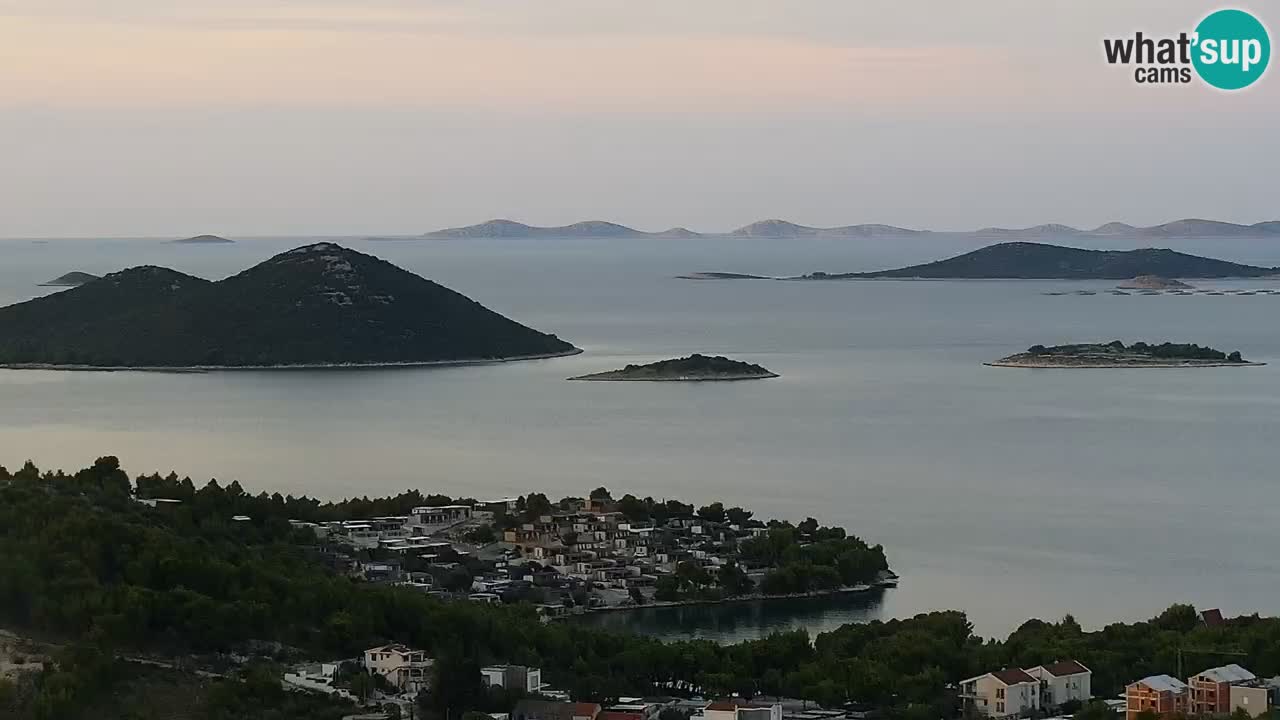Spletna kamera Pakoštane – Drage – Kornati – Vransko Jezero