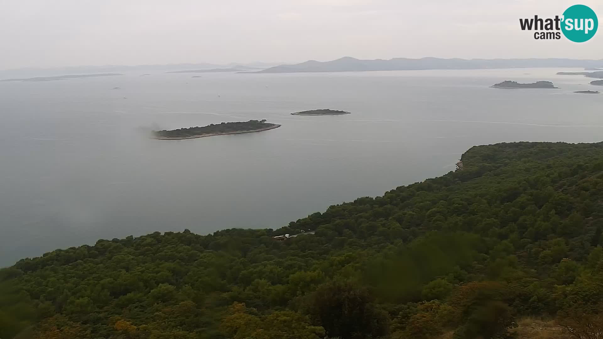 Spletna kamera Pakoštane – Drage – Kornati – Vransko Jezero