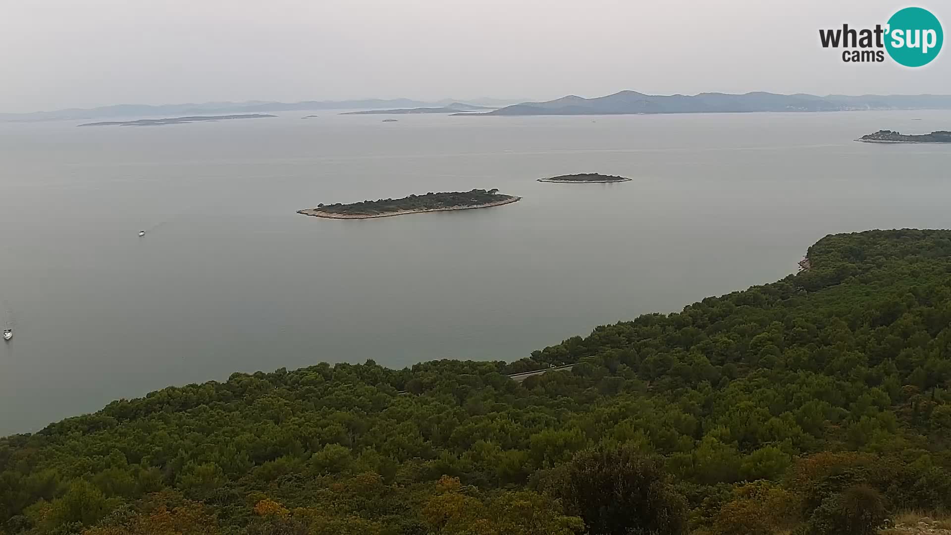 Webcam Pakoštane – Drage – Kornati – Vransko Jezero