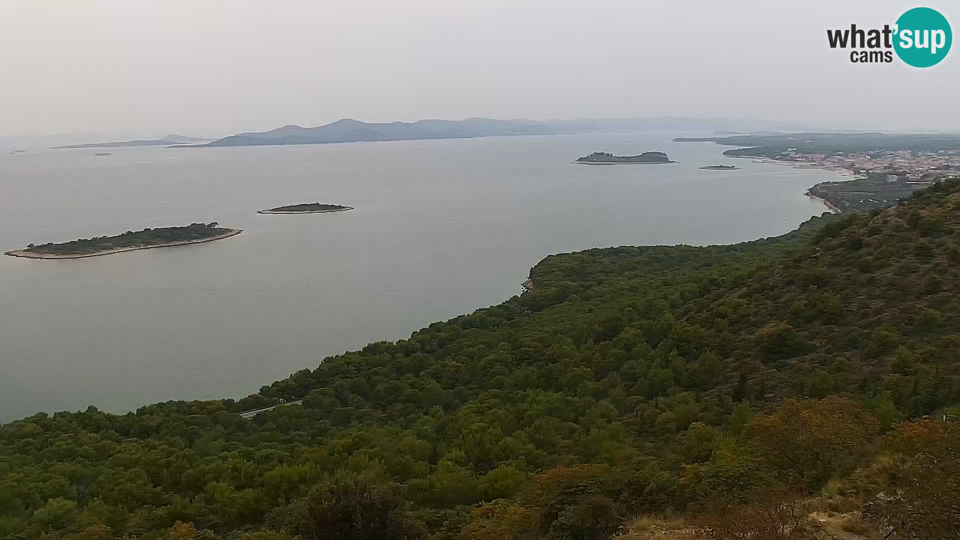 Webcam Pakoštane – Drage – Kornati – Vransko Jezero