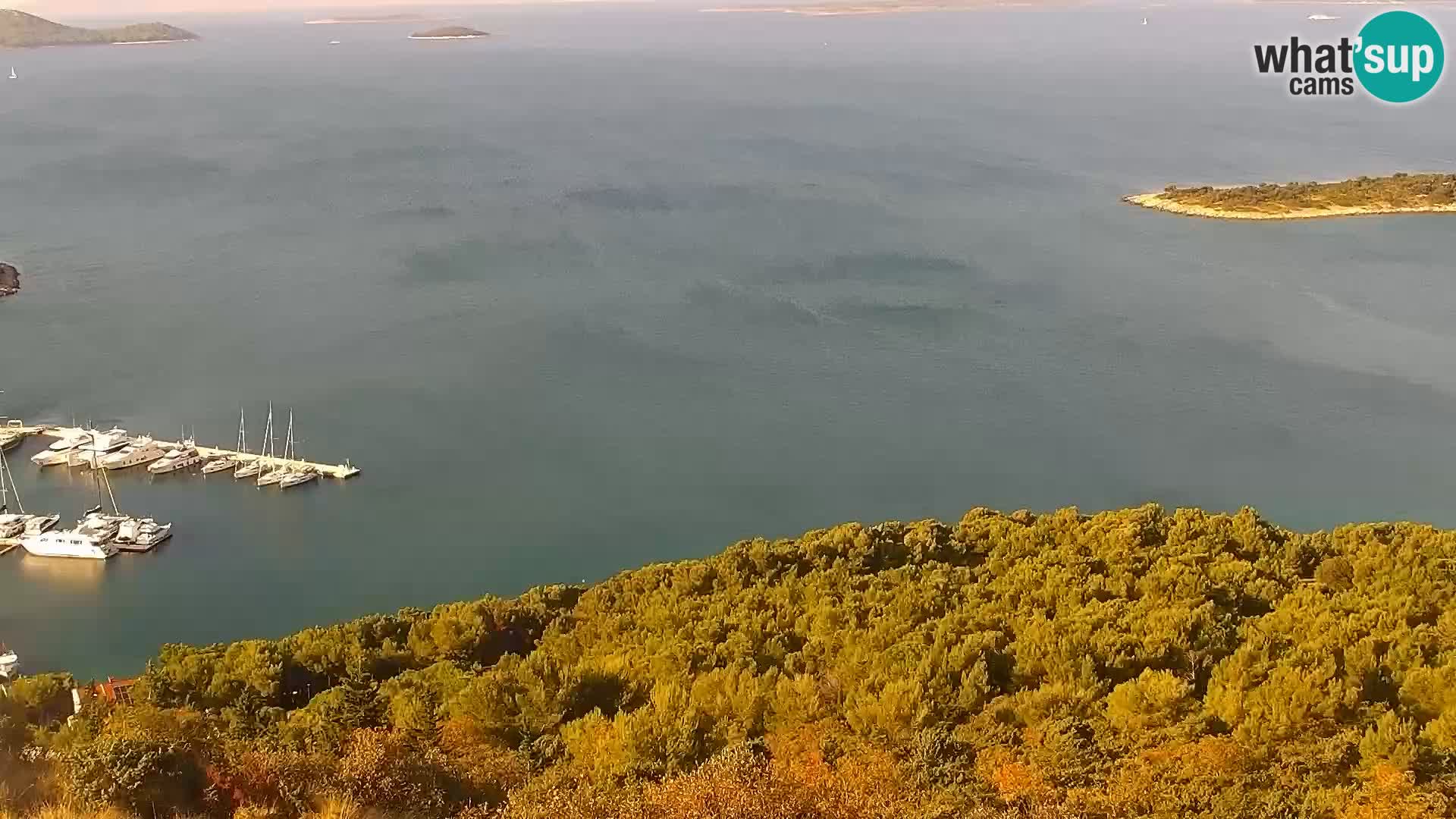 Spletna kamera Pakoštane – Drage – Kornati – Vransko Jezero