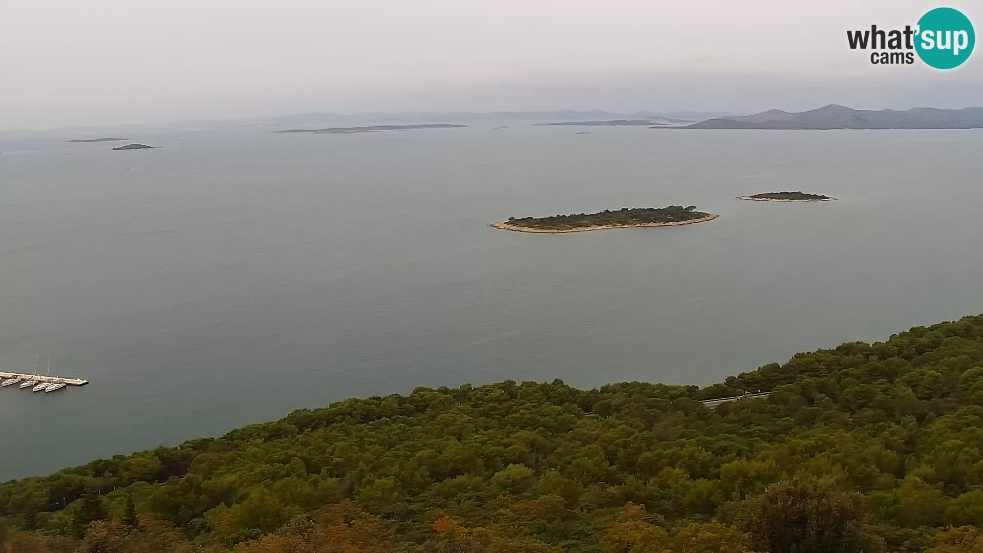 Livecam Pakoštane – Drage – Kornati – Vransko Jezero