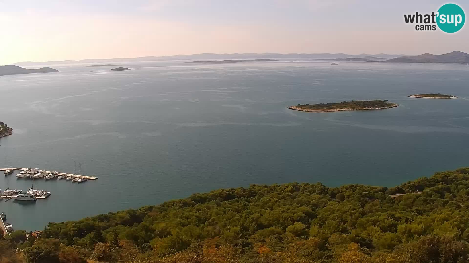 Livecam Pakoštane – Drage – Kornati – Vransko Jezero
