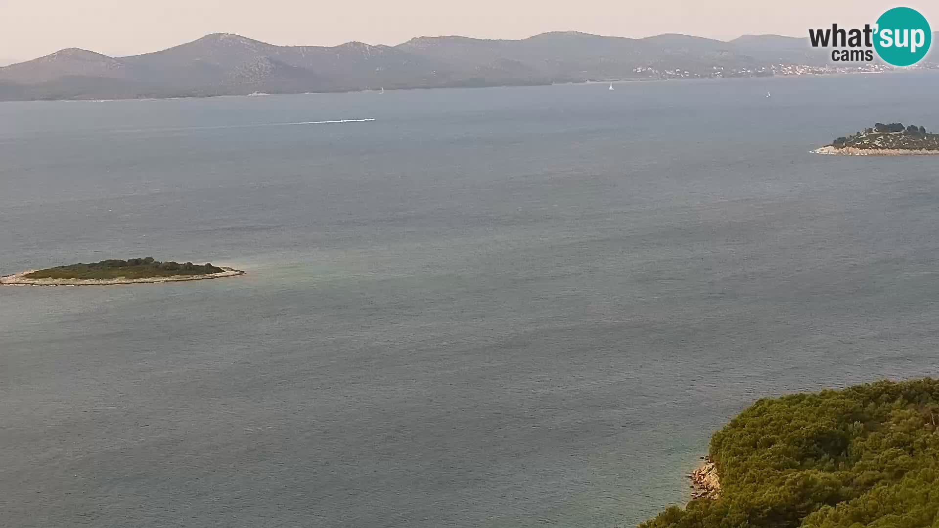 Webcam Pakoštane – Drage – Kornati – Vransko Jezero