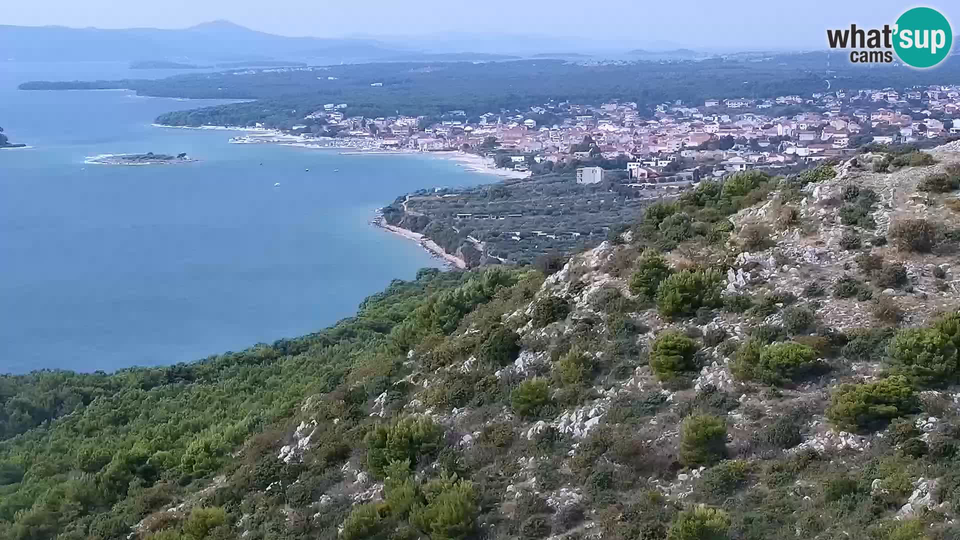 Spletna kamera Pakoštane – Drage – Kornati – Vransko Jezero