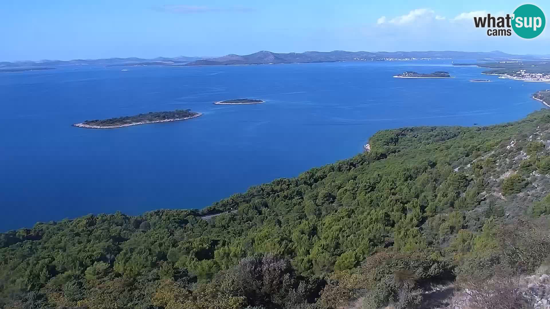 Spletna kamera Pakoštane – Drage – Kornati – Vransko Jezero