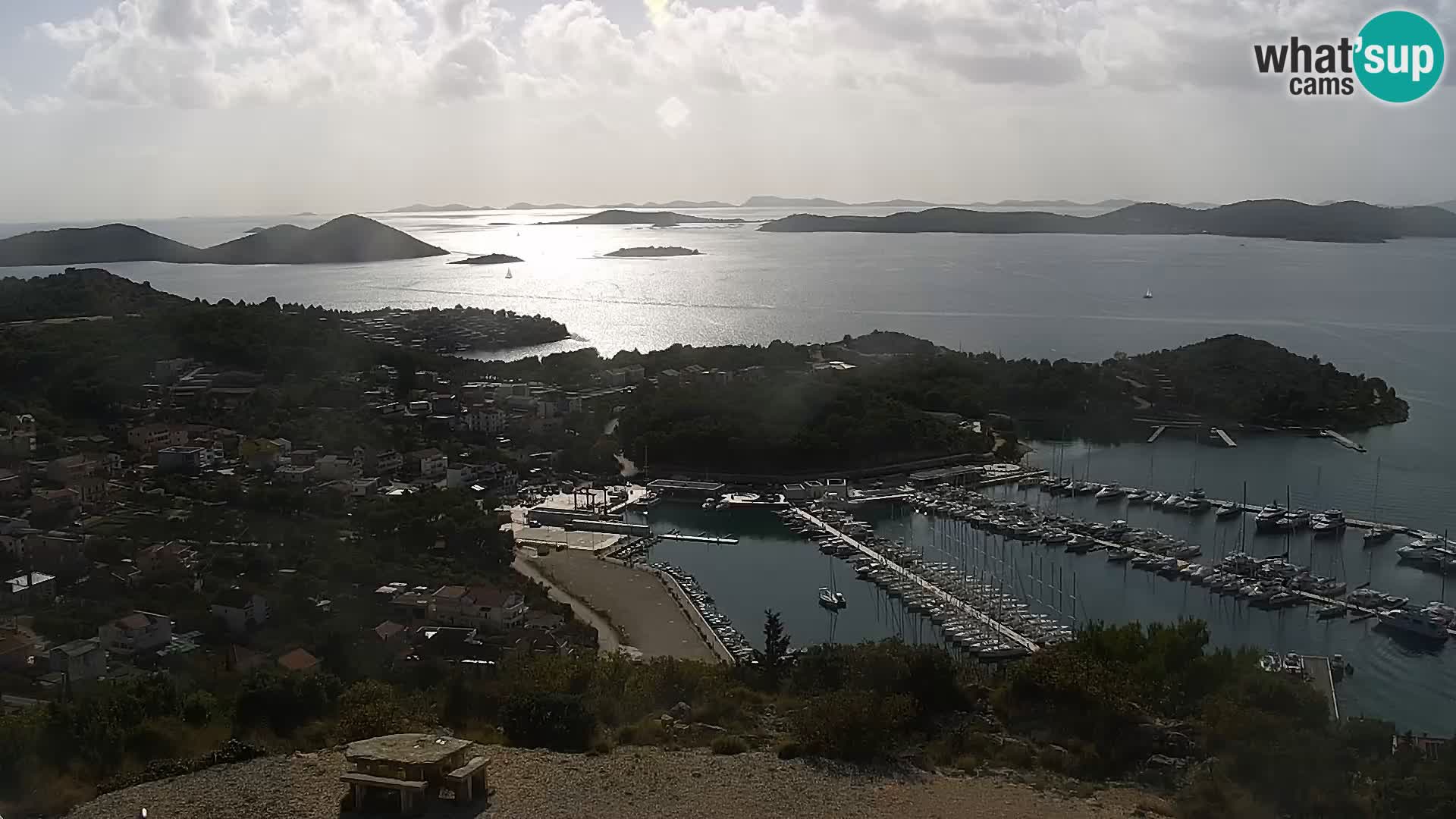 Webcam Pakoštane – Drage – Kornati – Vransko Jezero