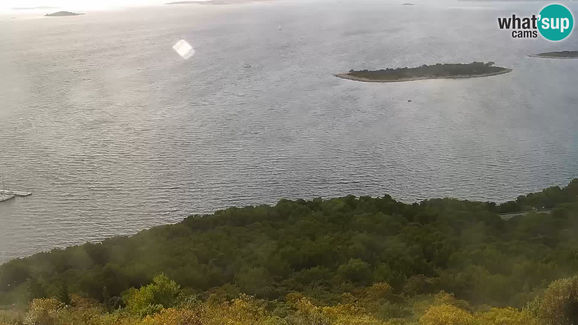 Spletna kamera Pakoštane – Drage – Kornati – Vransko Jezero