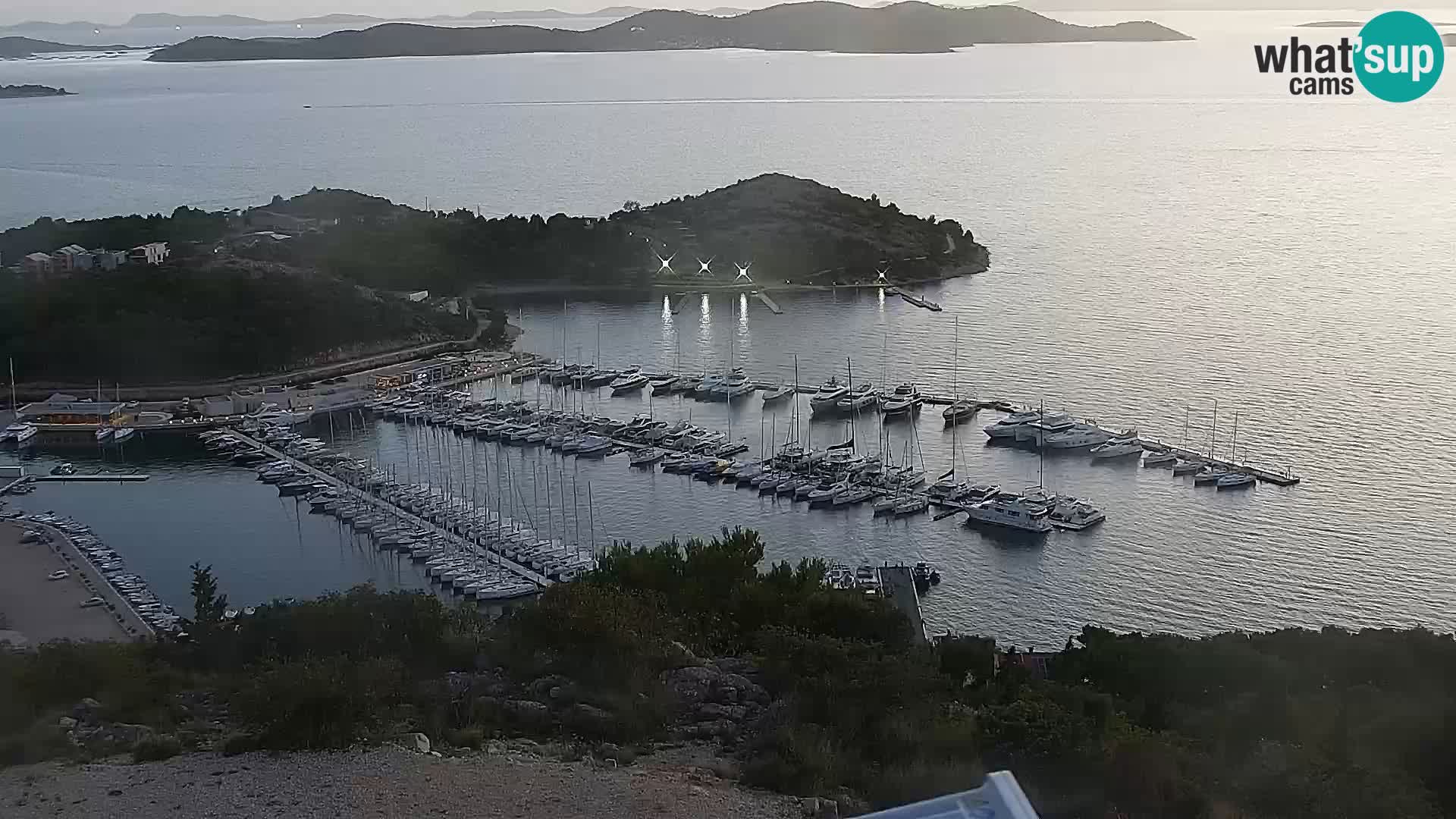 Spletna kamera Pakoštane – Drage – Kornati – Vransko Jezero