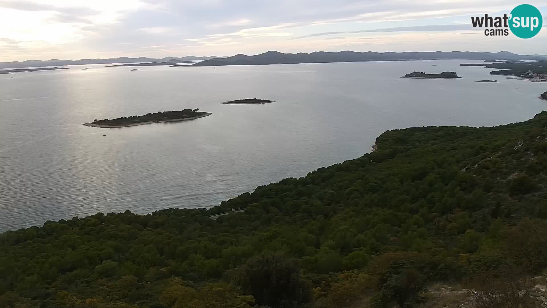 Webcam Pakoštane – Drage – Kornati – Vransko Jezero