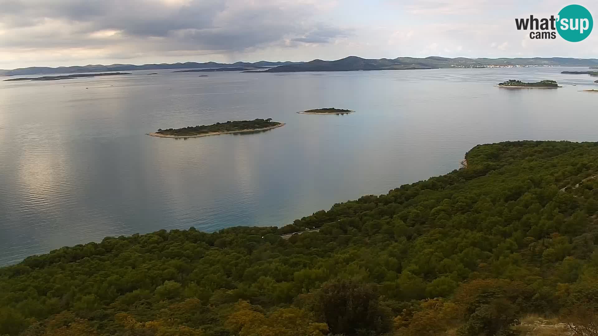 Webcam Pakoštane – Drage – Kornati – Vransko Jezero