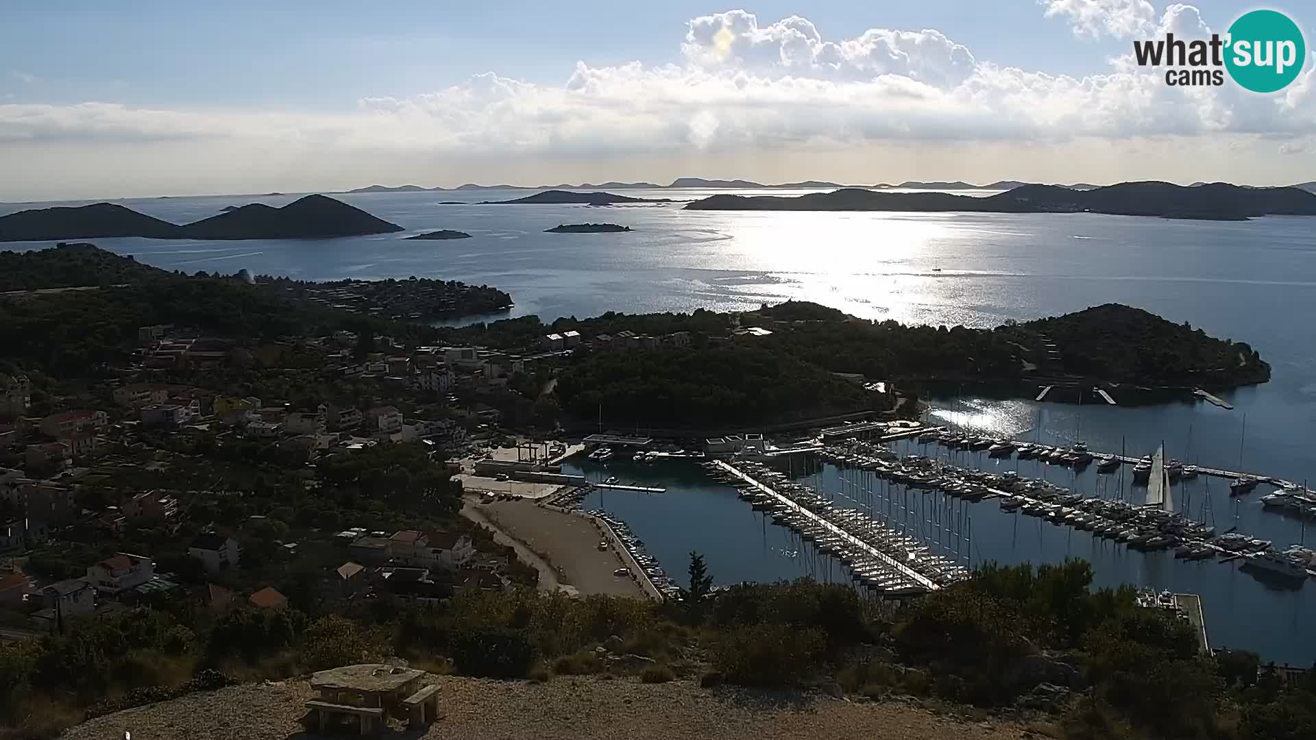 Webcam Pakoštane – Drage – Kornati – Vransko Jezero
