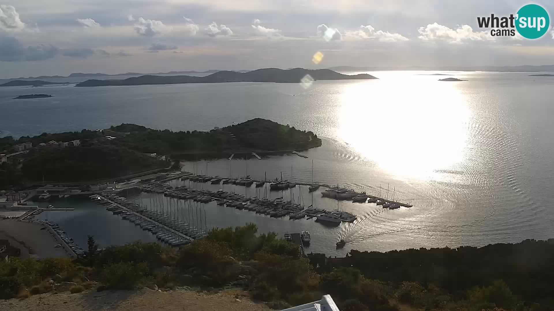 Webcam Pakoštane – Drage – Kornati – Vransko Jezero