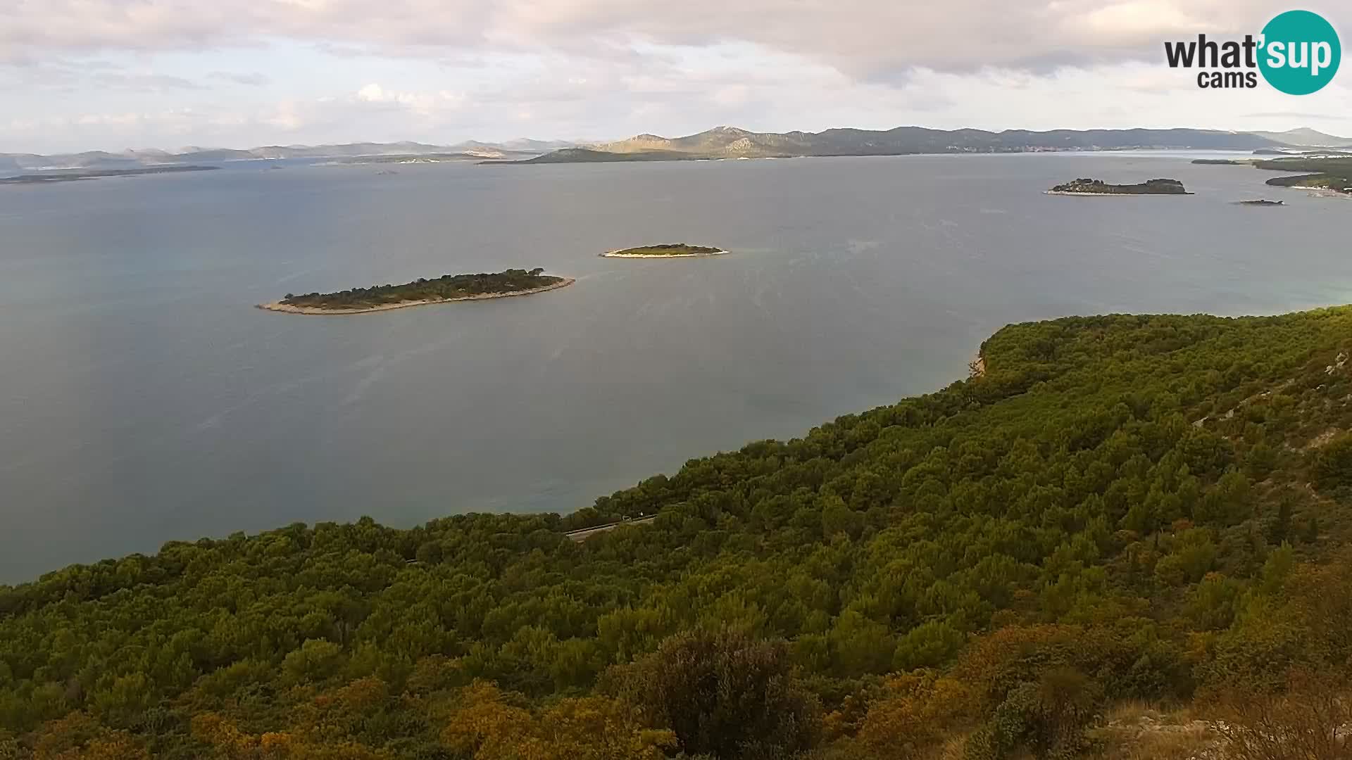 Livecam Pakoštane – Drage – Kornati – Vransko Jezero