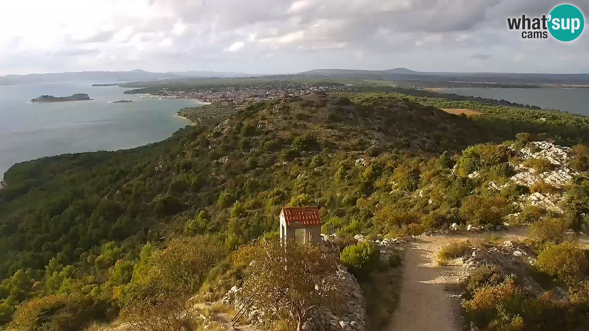Webcam Pakoštane – Drage – Kornati – Vransko Jezero
