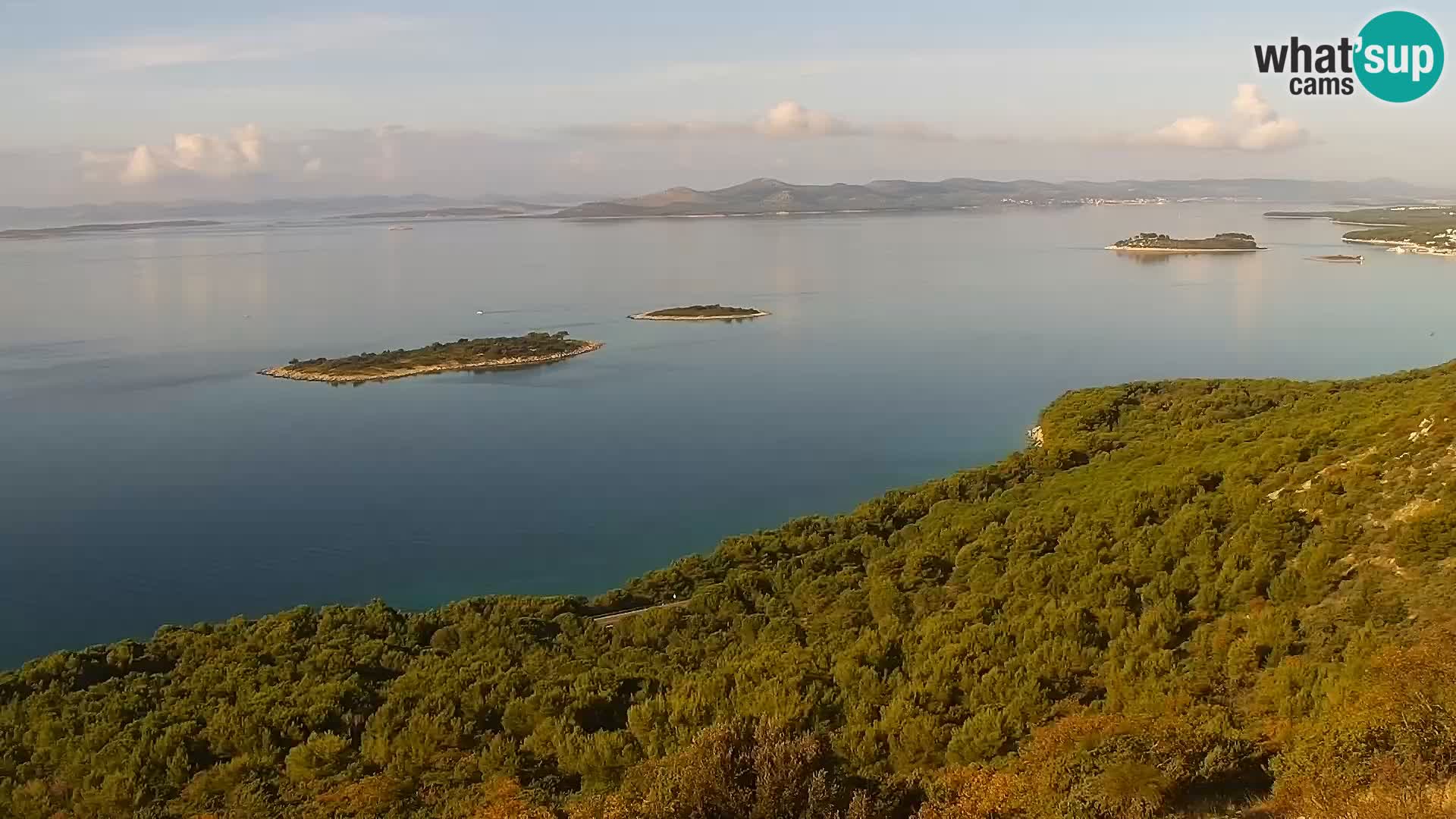 Webcam Pakoštane – Drage – Kornati – Vransko Jezero