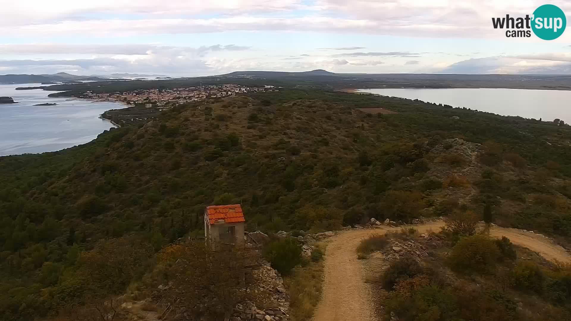 Spletna kamera Pakoštane – Drage – Kornati – Vransko Jezero