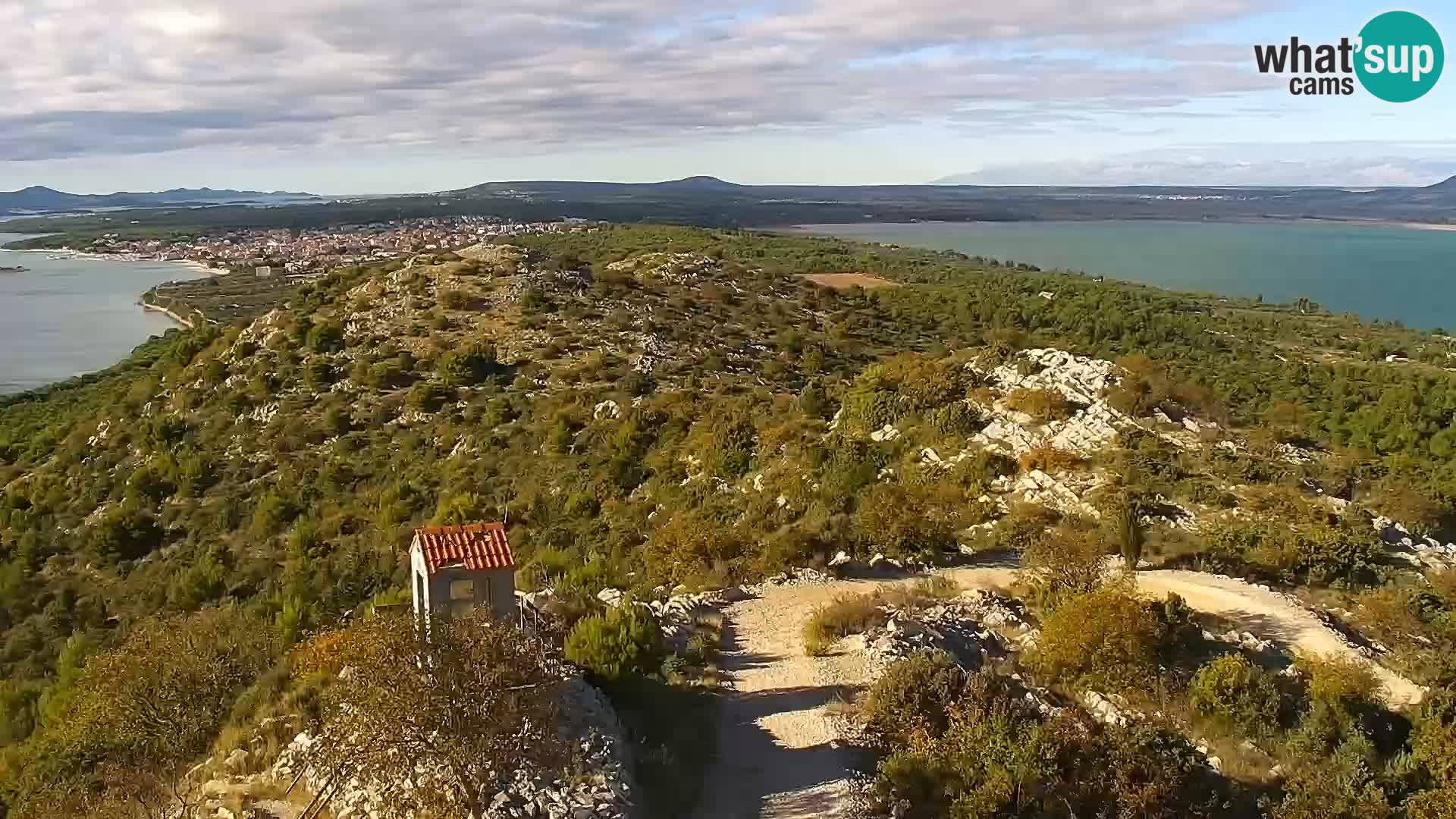 Webcam Pakoštane – Drage – Kornati – Vransko Jezero