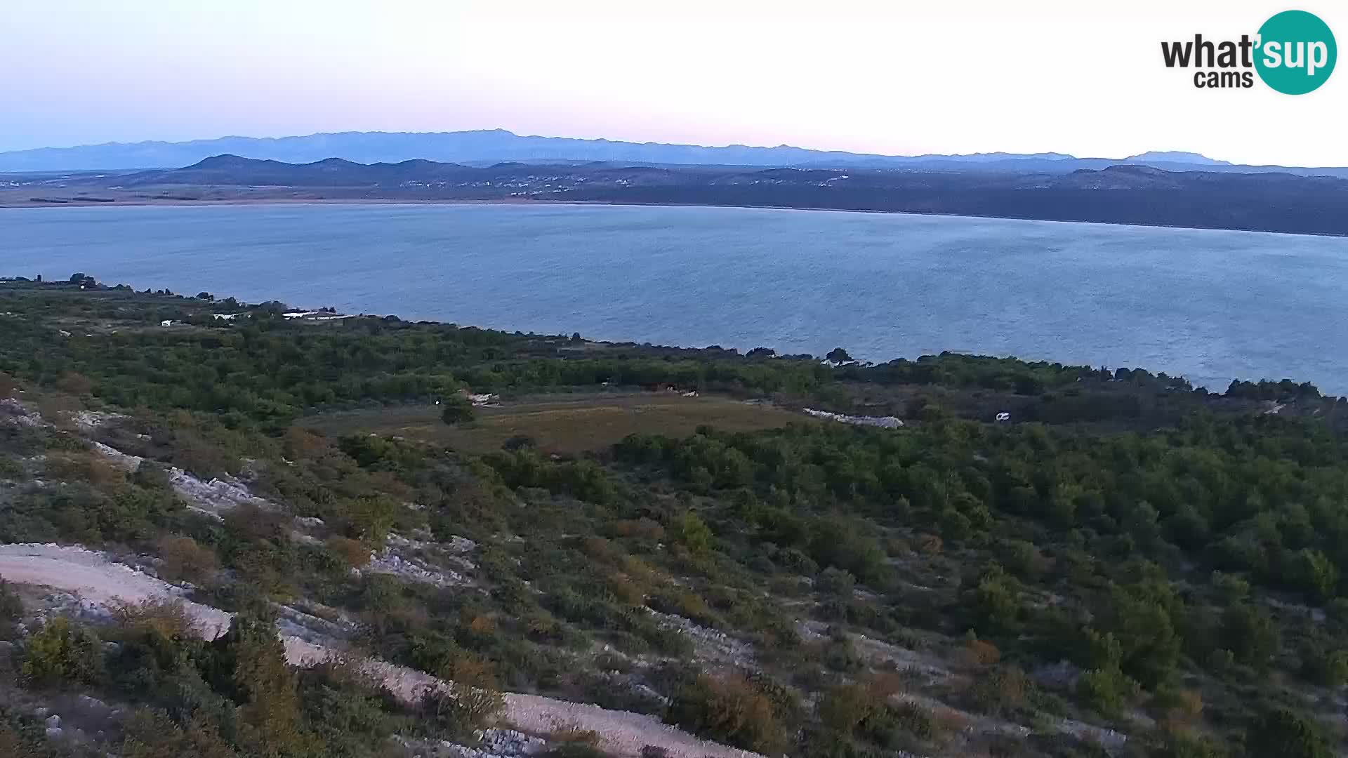 Spletna kamera Pakoštane – Drage – Kornati – Vransko Jezero