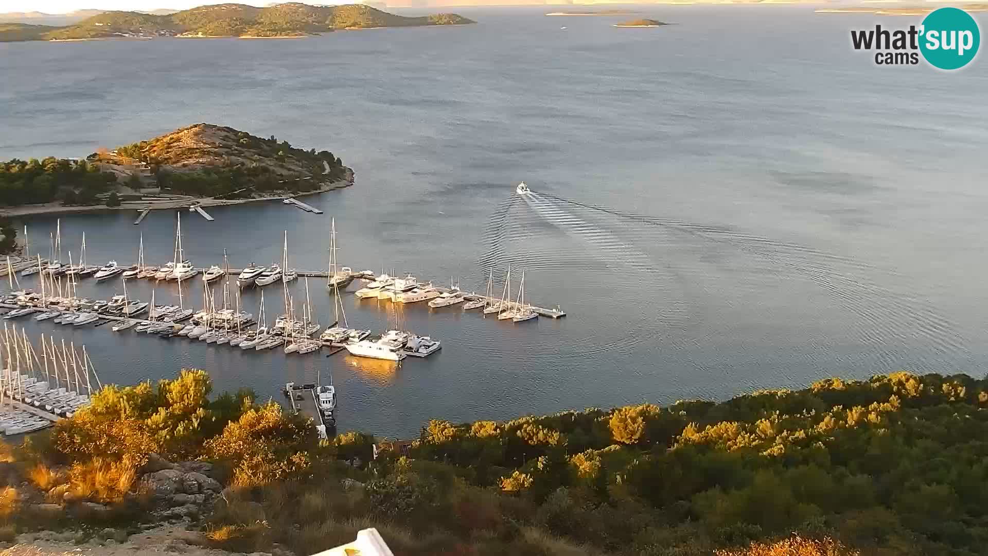 Webcam Pakoštane – Drage – Kornati – Vransko Jezero