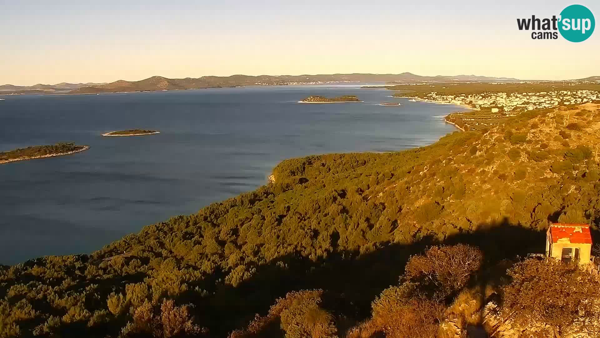 Webcam Pakoštane – Drage – Kornati – Vransko Jezero