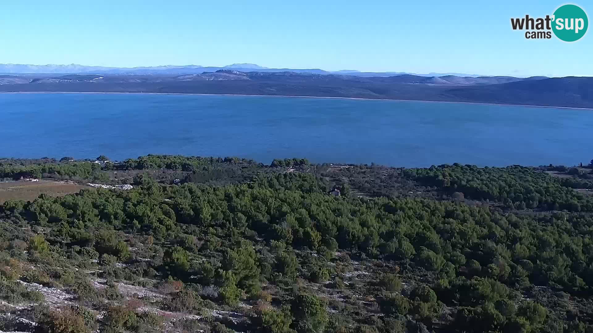 Spletna kamera Pakoštane – Drage – Kornati – Vransko Jezero