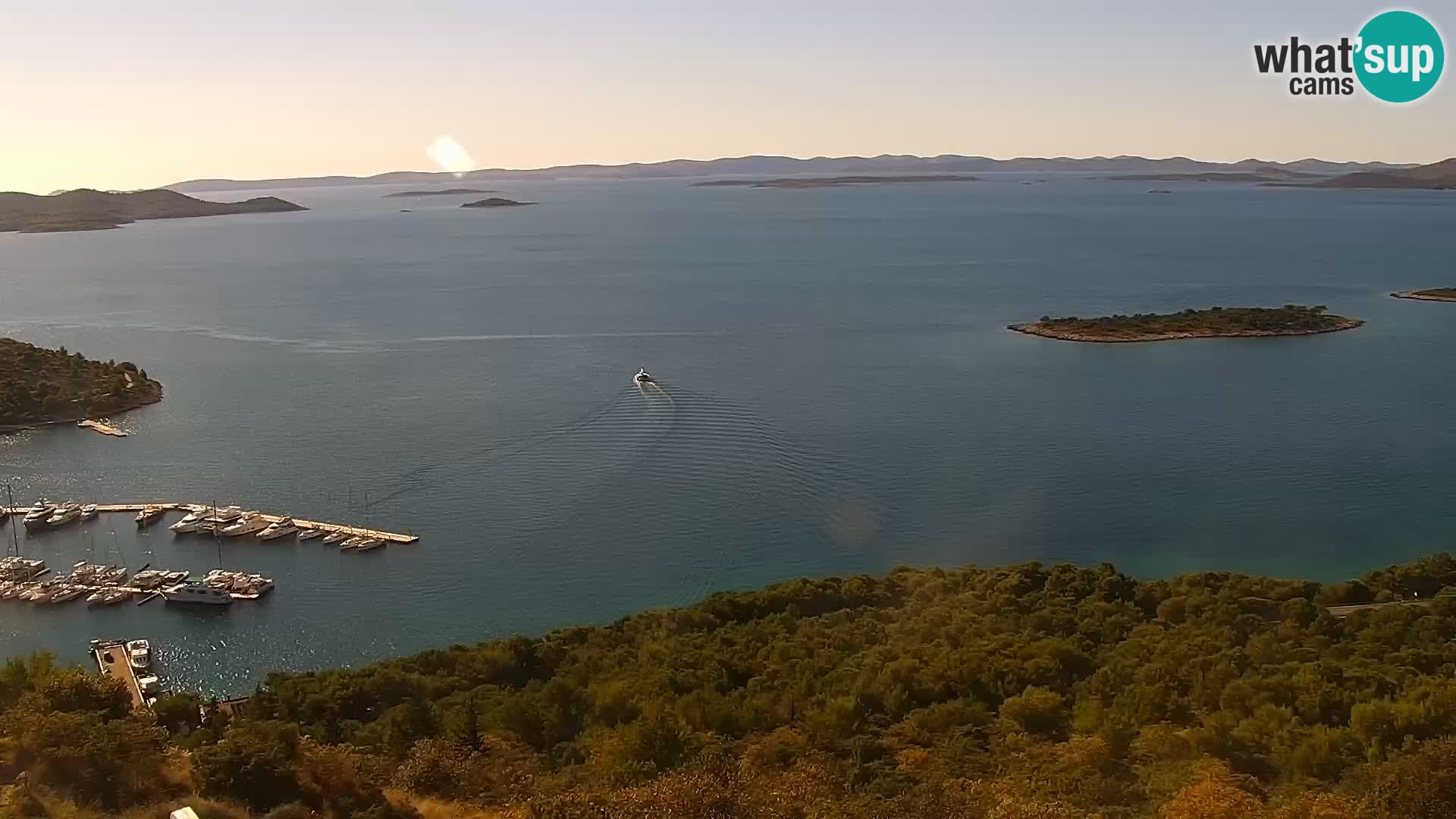 Webcam Pakoštane – Drage – Kornati – Vransko Jezero