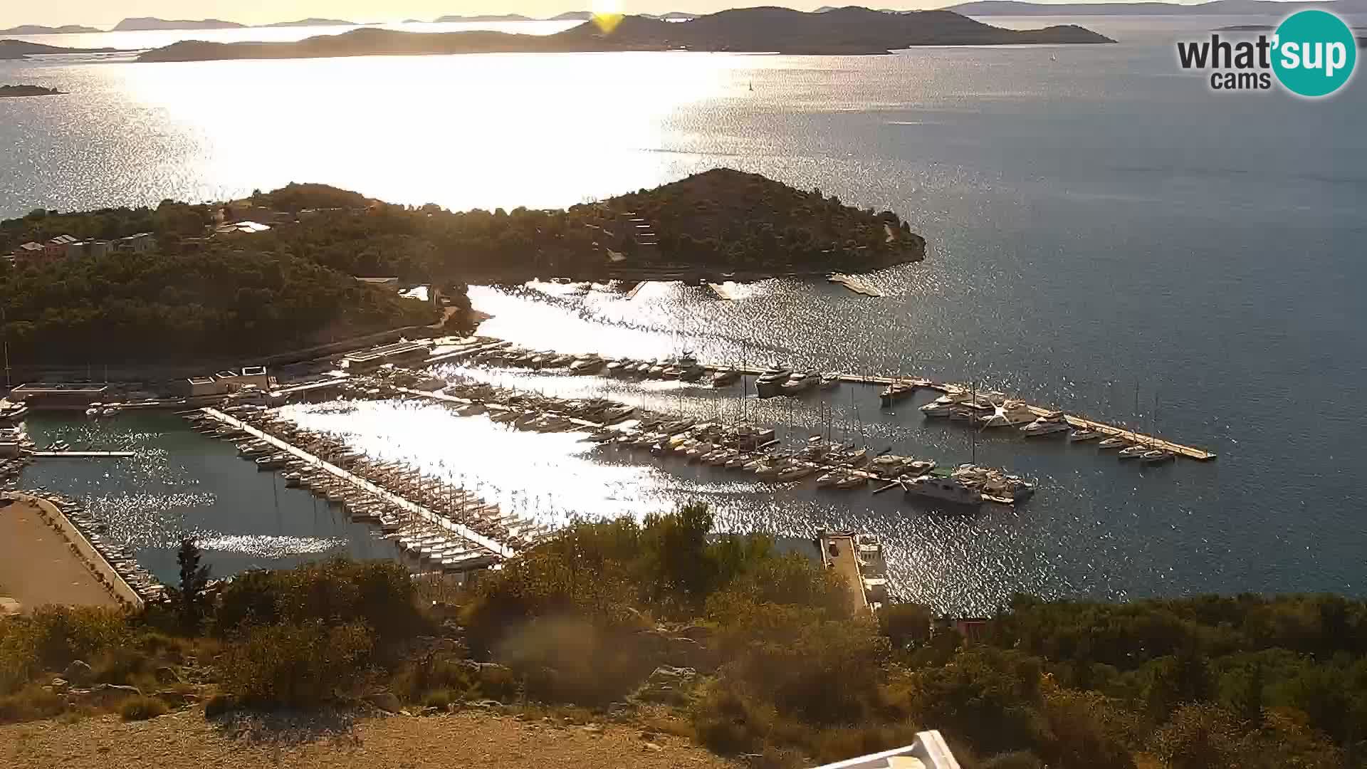 Spletna kamera Pakoštane – Drage – Kornati – Vransko Jezero