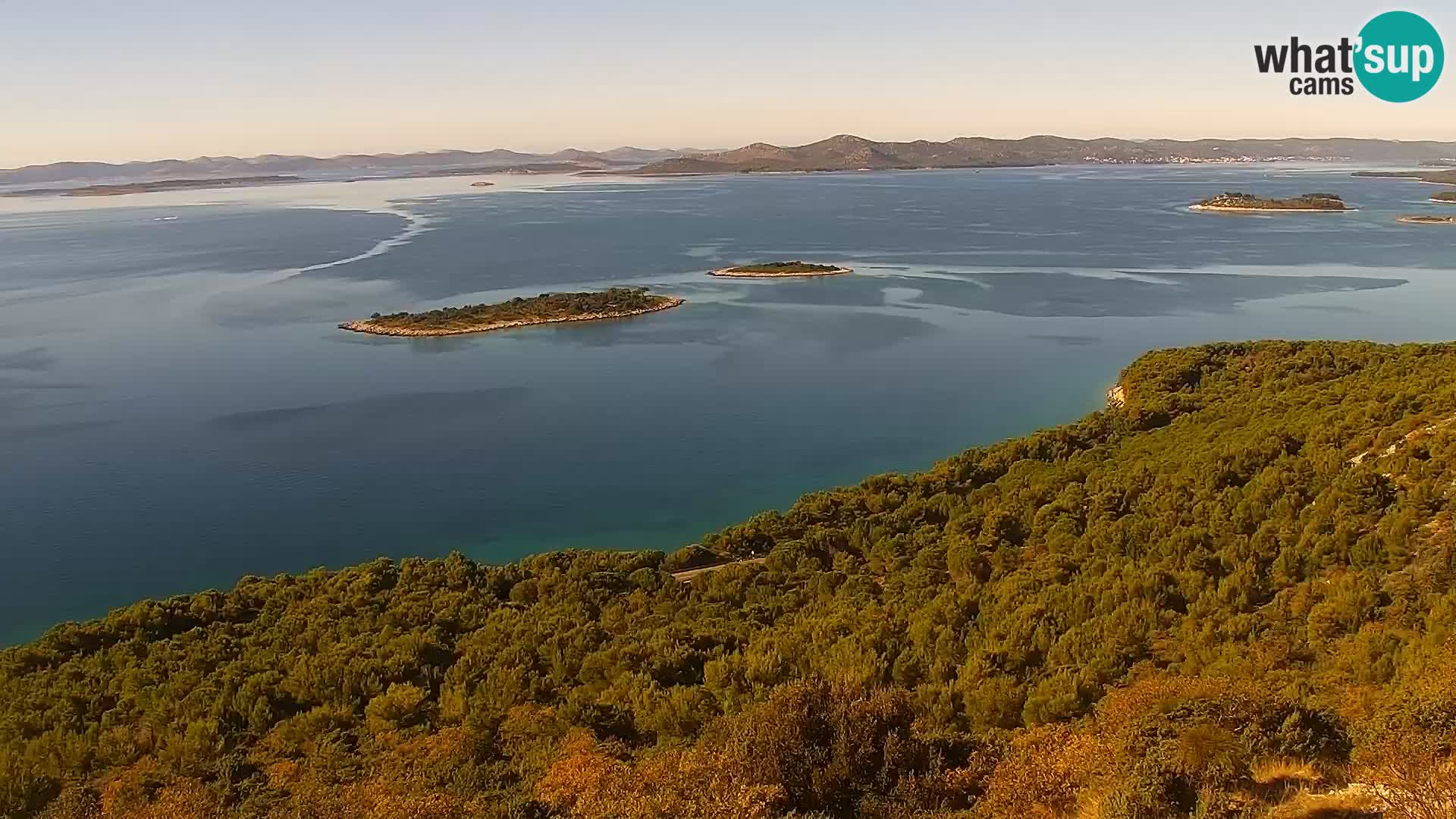 Spletna kamera Pakoštane – Drage – Kornati – Vransko Jezero