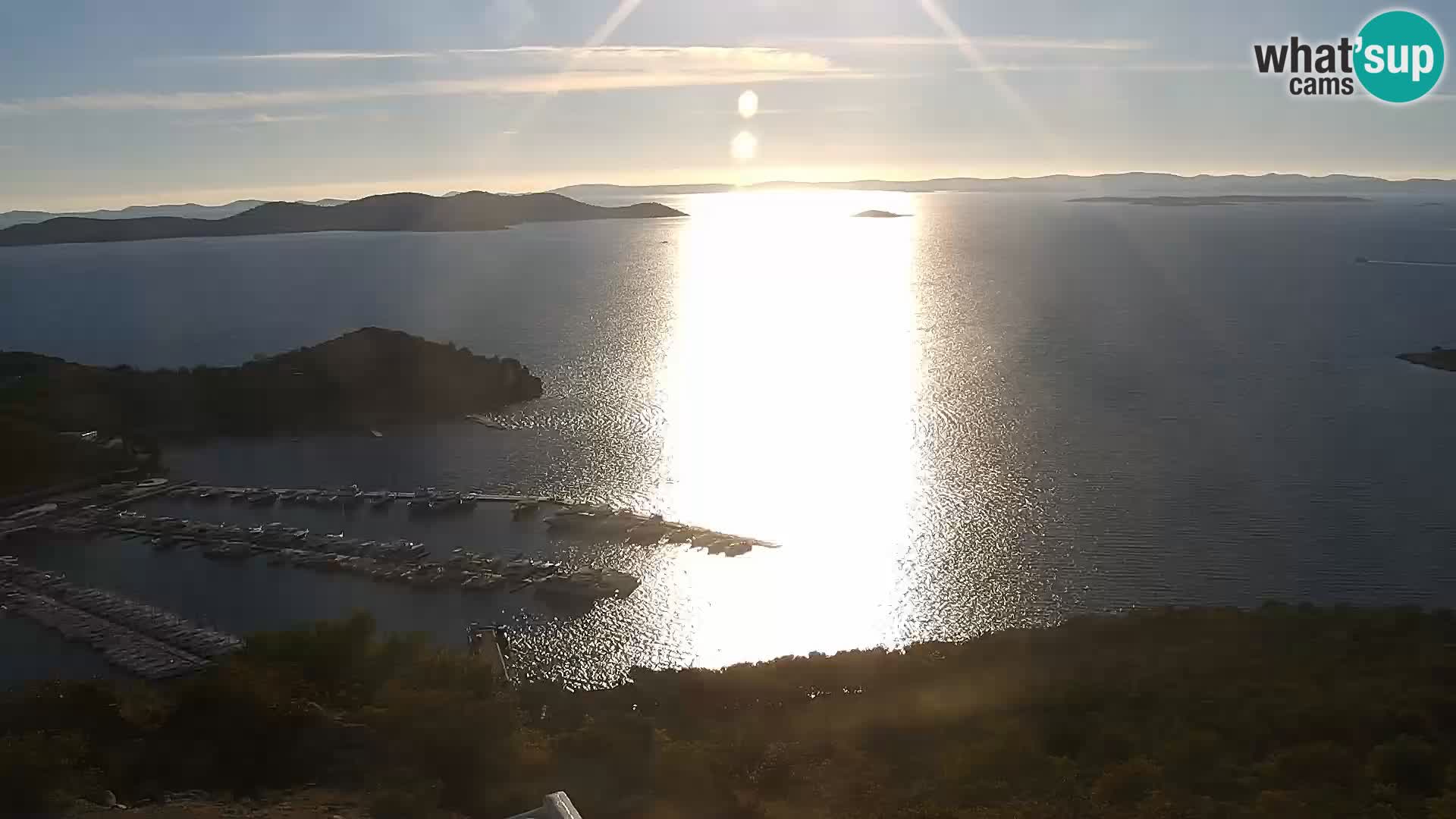 Webcam Pakoštane – Drage – Kornati – Vransko Jezero