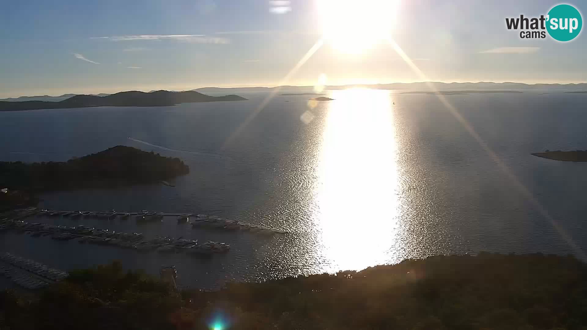 Webcam Pakoštane – Drage – Kornati – Vransko Jezero