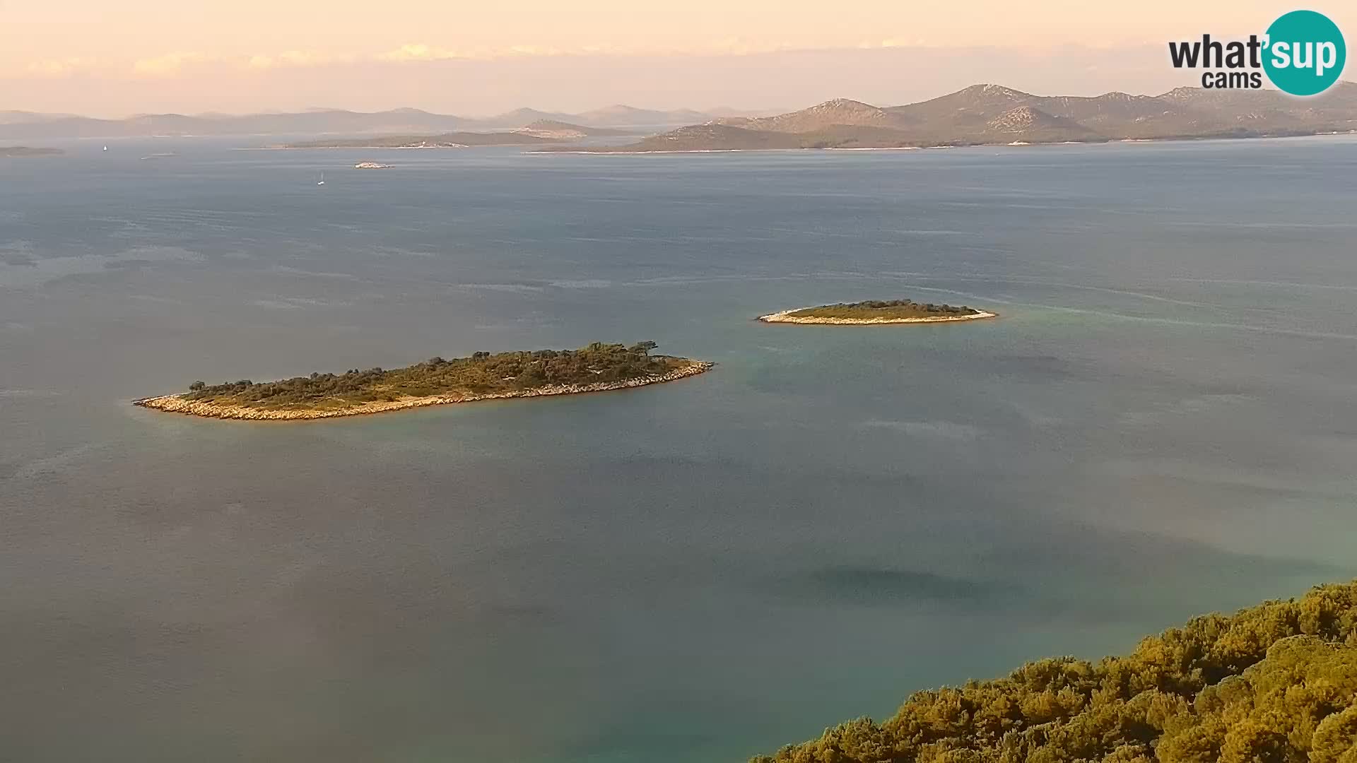 Webcam Pakoštane – Drage – Kornati – Vransko Jezero